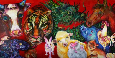 石村嘉成 動物イラスト 横長 ワキデル色彩 カナデル生命 動物画家 石村嘉成の世界- (アート